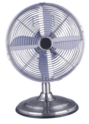 Tischventilator Chrom 30
