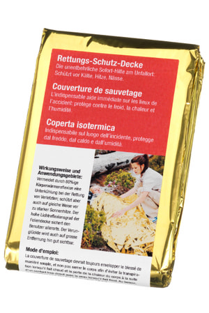 Rettungs-Schutz-Decke