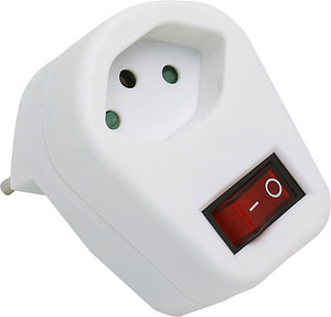 Abzweigstecker mit Schalter