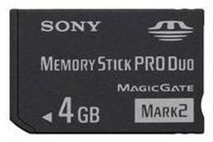 MemoryStick PRO Duo 4GB