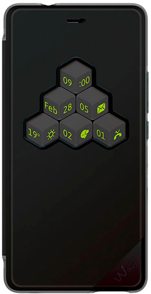 Book Cover Smart Folio schwarz