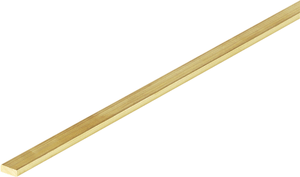 Flachstange 2.5 x 7 mm Messing 1 m