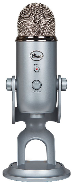 Yeti Microphone Silver USB
