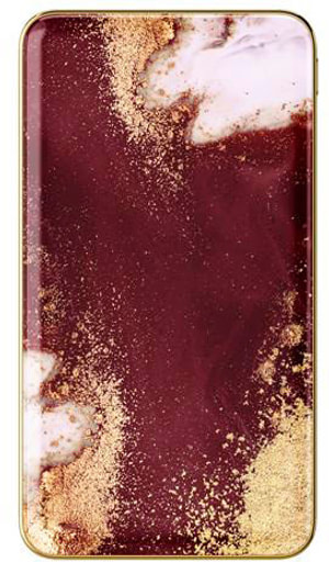 Designer-Powerbank 5.0Ah Golden Burgundy Marble