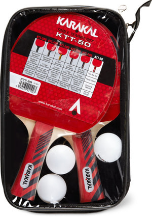 KARAKAL Ping Pong Set mit 3 Bällen