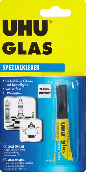 Colle spéciale verre