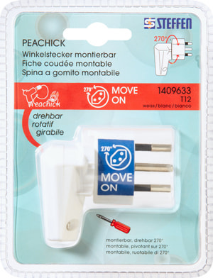 Dreh-Winkelstecker montierbar