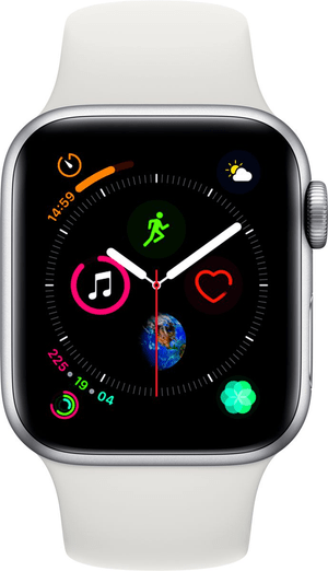 Watch Serie 4 40mm GPS argent Aluminum White Sport Band