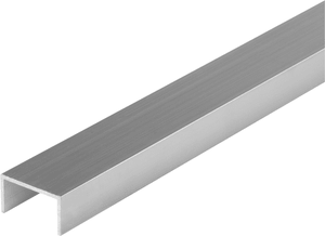 Rechteck-U 15.5 x 27.5 mm blank 1 m