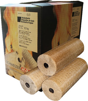 Holzbriketts 12 kg im Karton