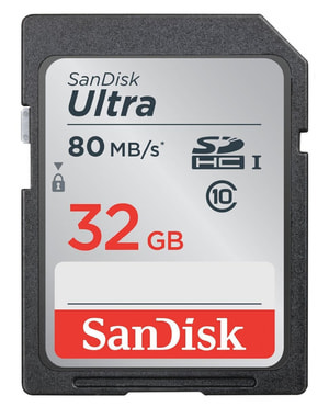 Ultra 80MB/s SDHC 32GB