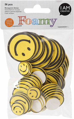 FOAMY, smile, 57 pcs