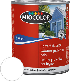 Holzschutzfarbe Weiss 750 ml