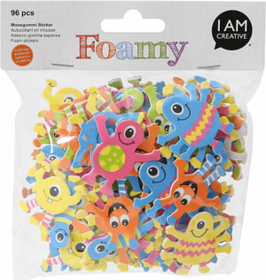 FOAMY, mostri, 9 pezzi