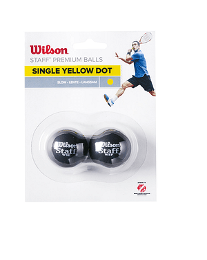 Squash Ball gelb