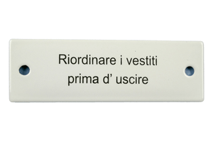 Emailschild Riordinare i vestiti