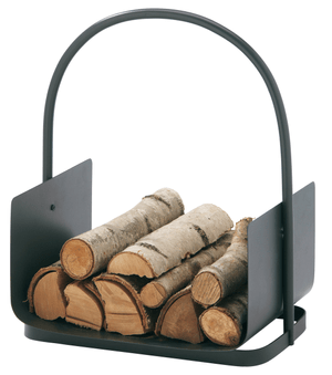 Holzkorb Edelstahl beschichtet