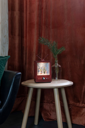 LED Schneelaterne TV