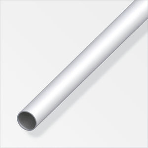 Rundrohr 1 x 6 mm silberfarben 2 m