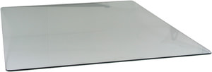 Bodenplatte Glas rechteckig