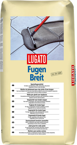 Fugen breit