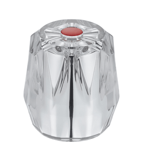 Poignée cristal rouge