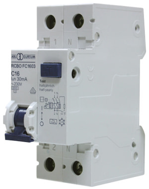 FI LS 16A 30mA 1-polig + N