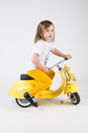 Retro-Scooter Primo gelb