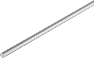 Rundstange 4 mm silberfarben 1 m