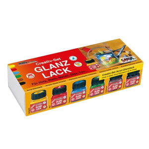 Creativ-Set Glanzlack, 6 x 20ml