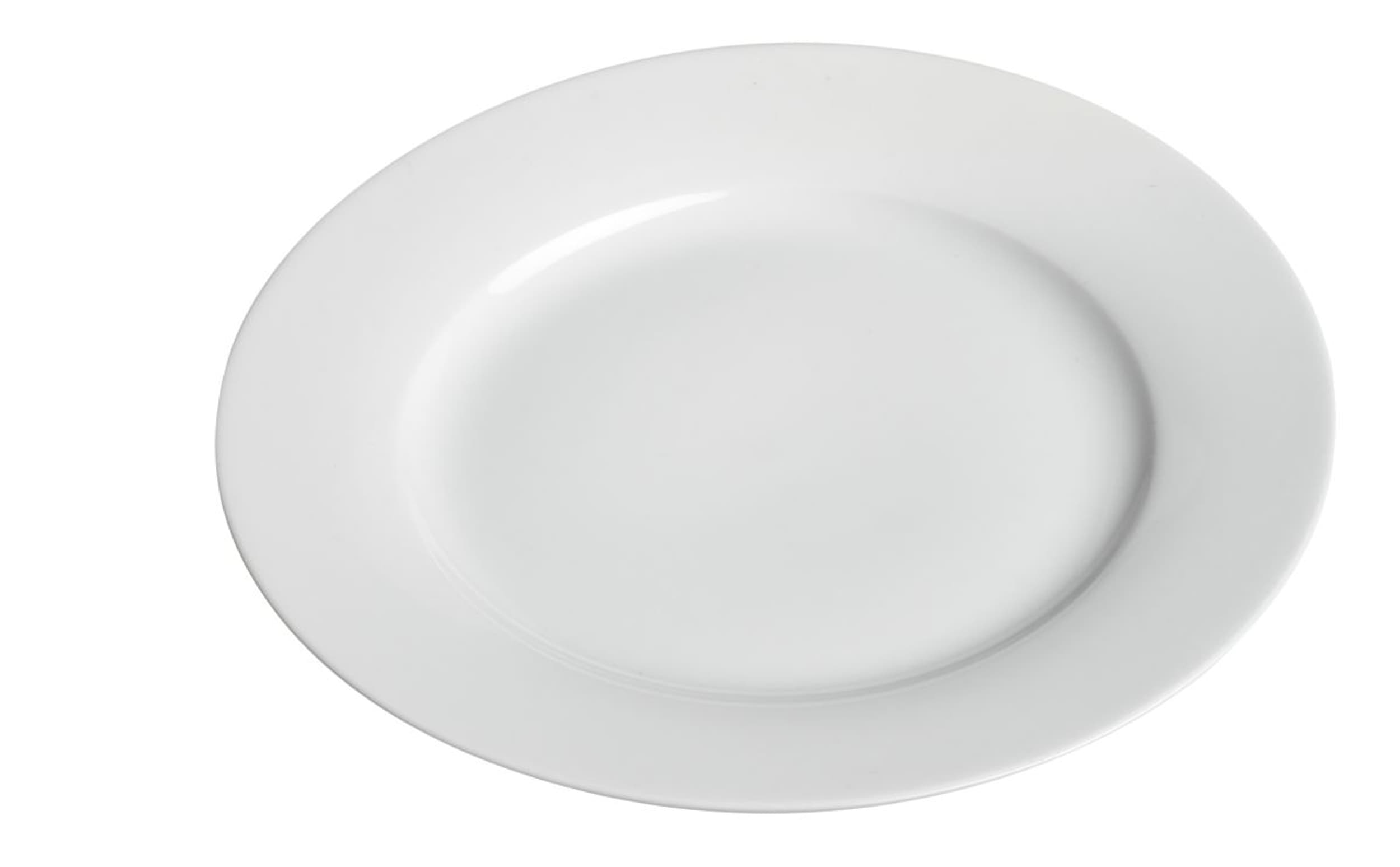 Assiette à dessert MODESTA, Blanc, 2x20.5, Micasa