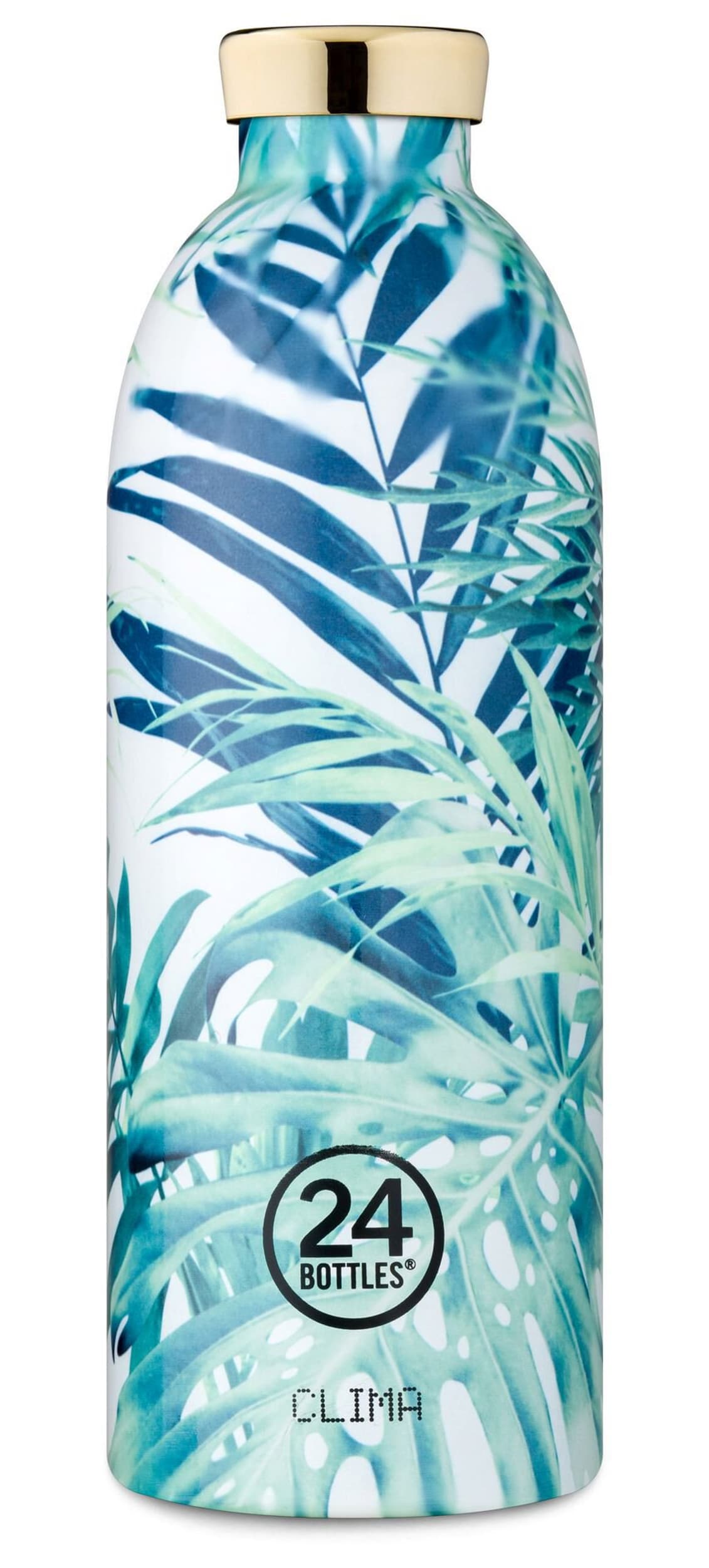 24 Bottles Gourde isotherme CLIMA, BleuVert, 25x8.4