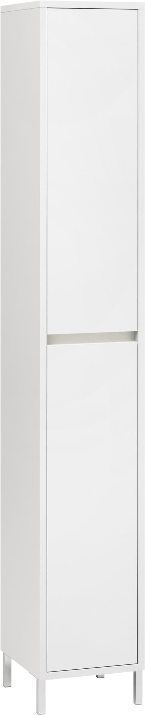 Armoire haute SIERRA, Blanc, Aggloméré (bois mélangé), 30x35x190, Micasa