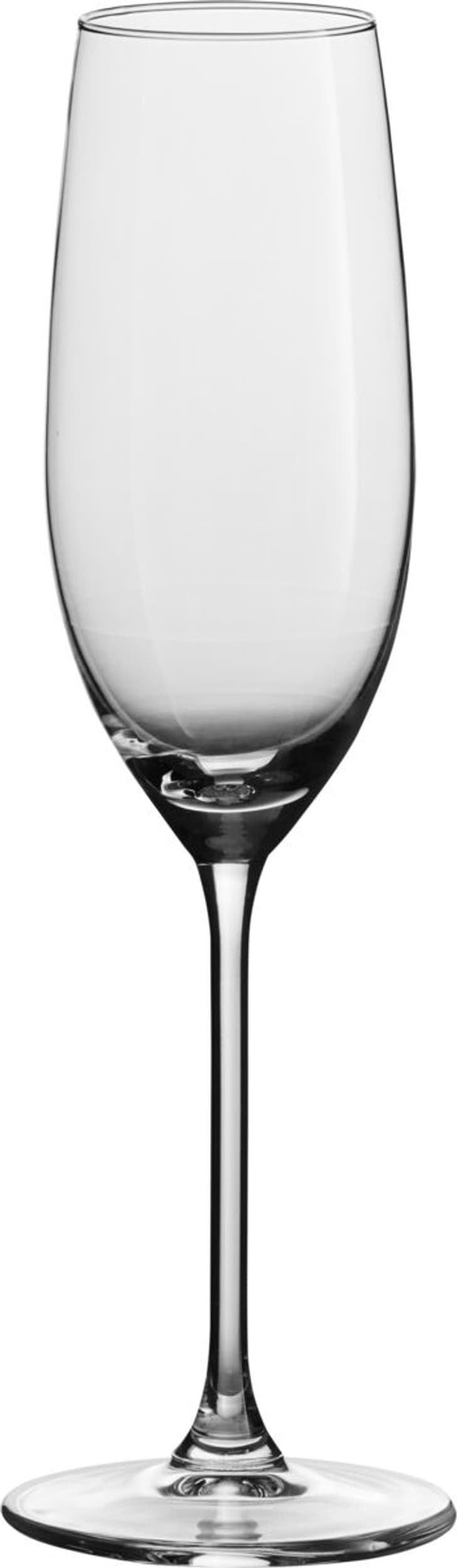 Verre à champagne VIVERA, Transparent, 23x6.8, Micasa