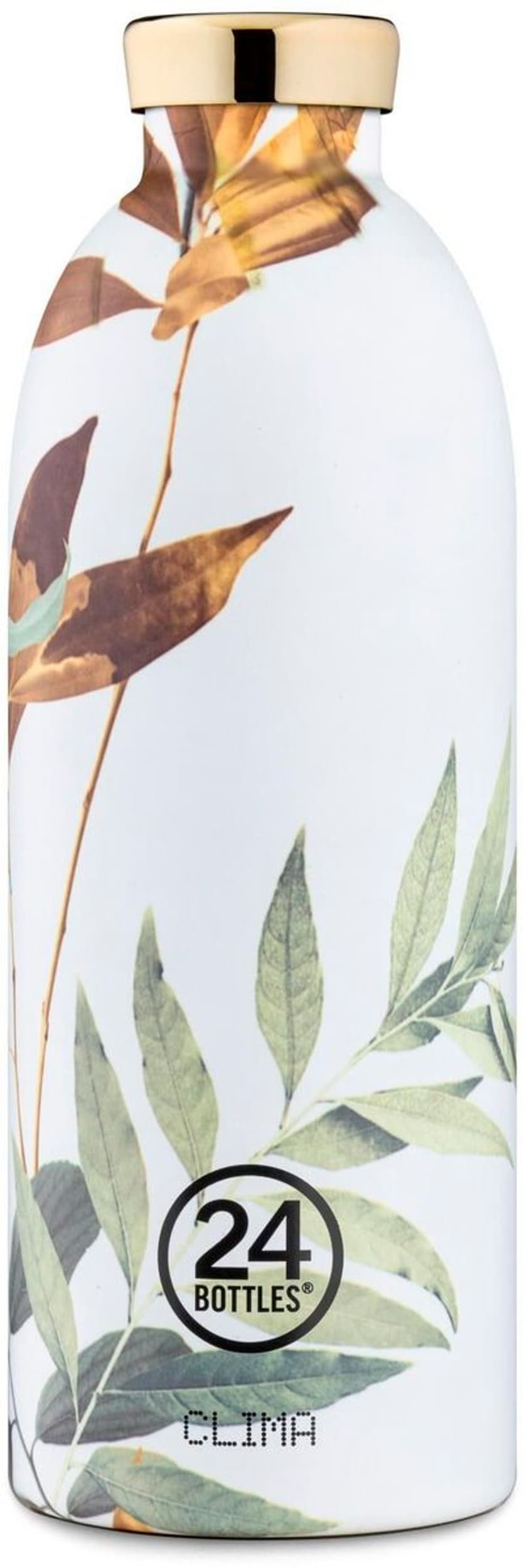 24 Bottles Gourde isotherme CLIMA TIVOLI, BlancVert clairVert, 25x8.4