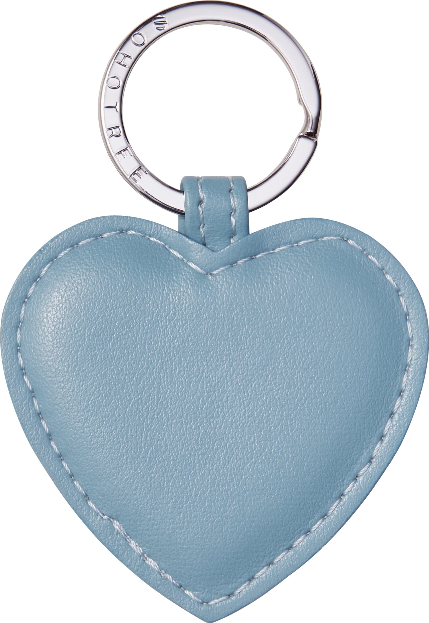 Sohotree Porte-clés LOVE HEART, Bleu clair, 9x6.3x0.5