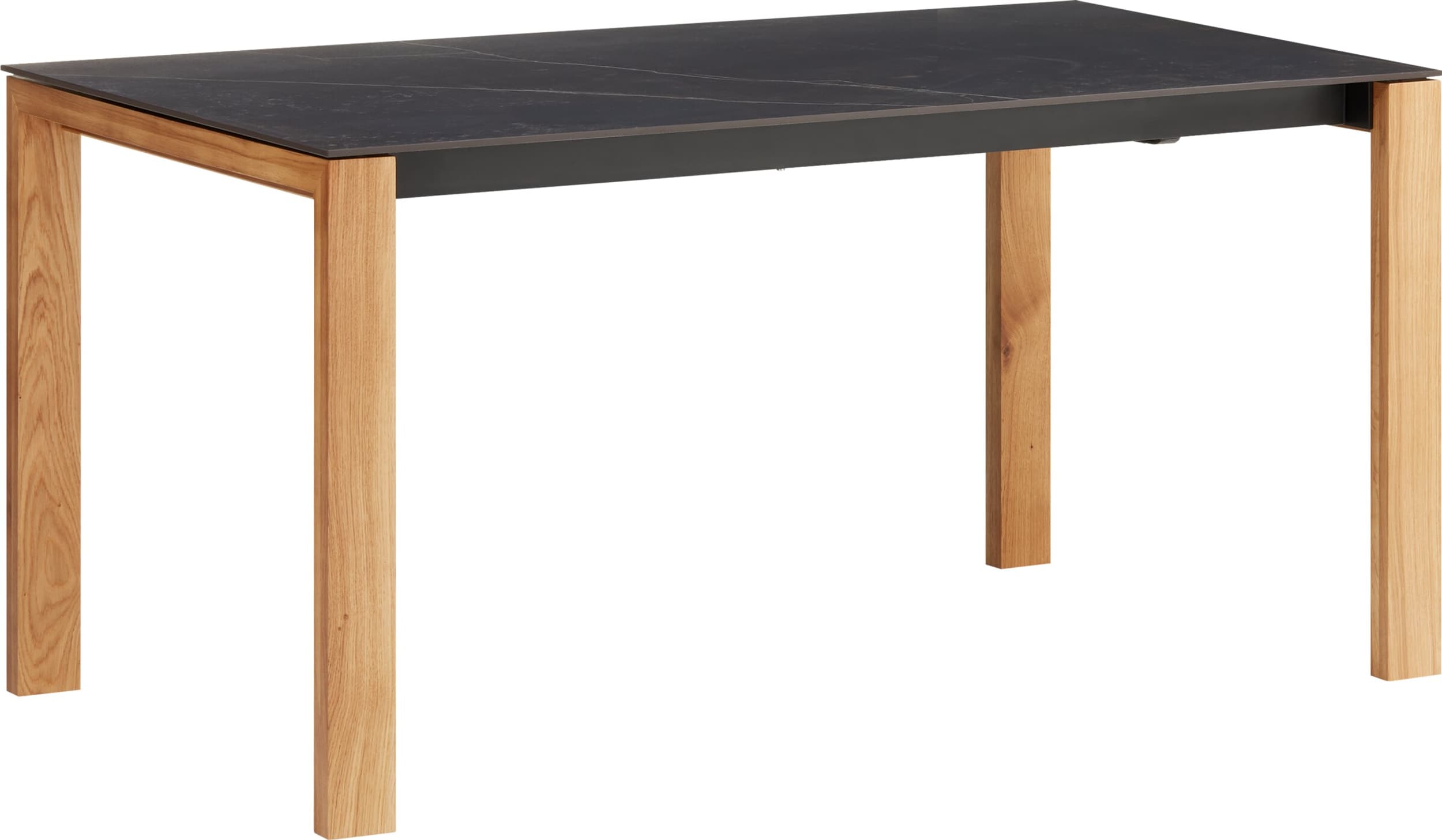 Table à rallonge MEDICI, KELYA, Chêne massif, 150x90x75, Micasa