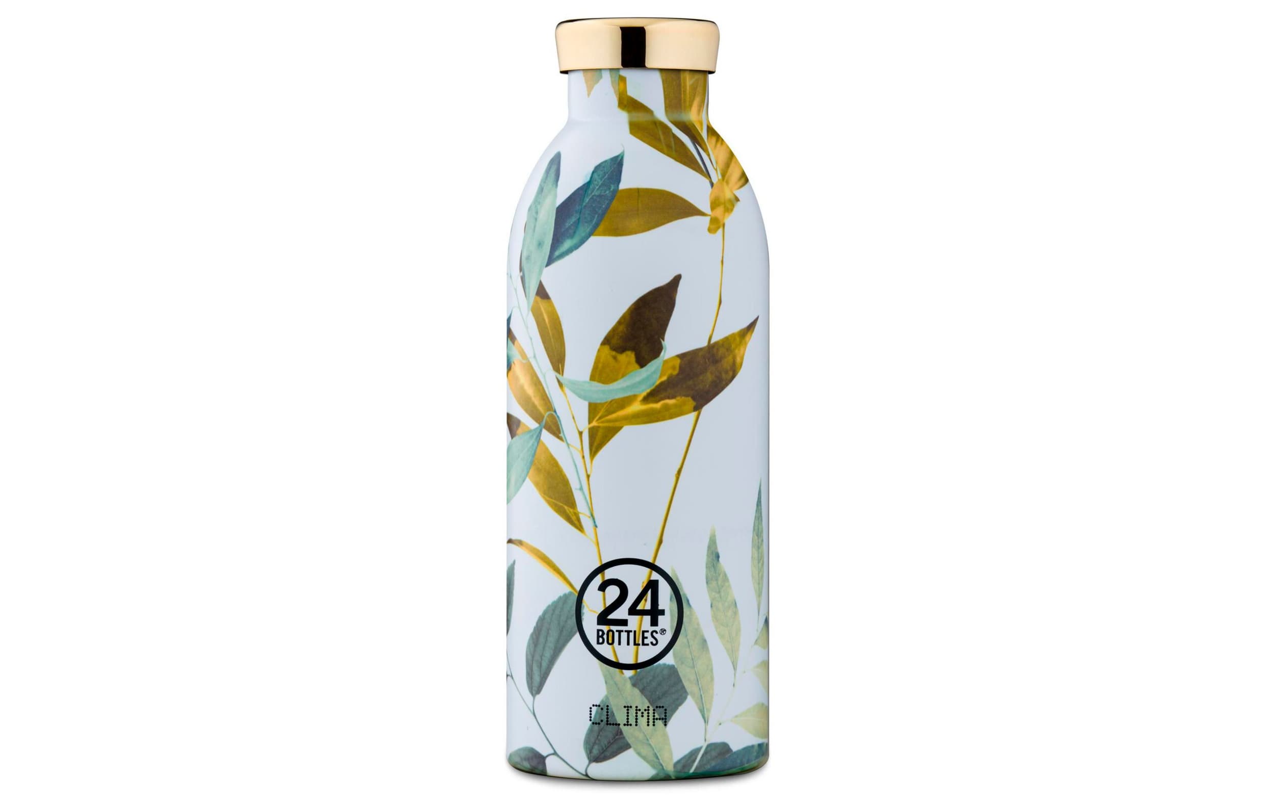 24 Bottles Gourde isotherme CLIMA, Blanc / Vert, 20.4x7.3