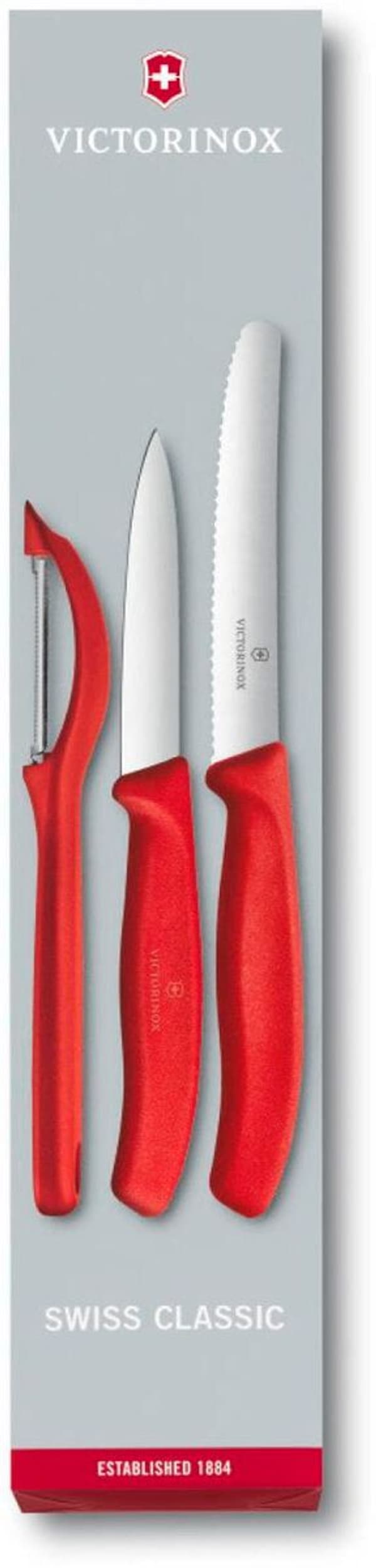 Victorinox Couteau à légumes SWISS CLASSIC, Rouge