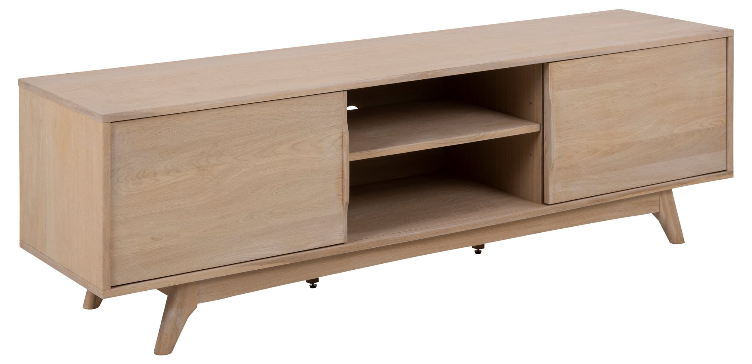 Buffet bas REECE, Chêne, MDF (bois mélangé), 180x44x55, Micasa