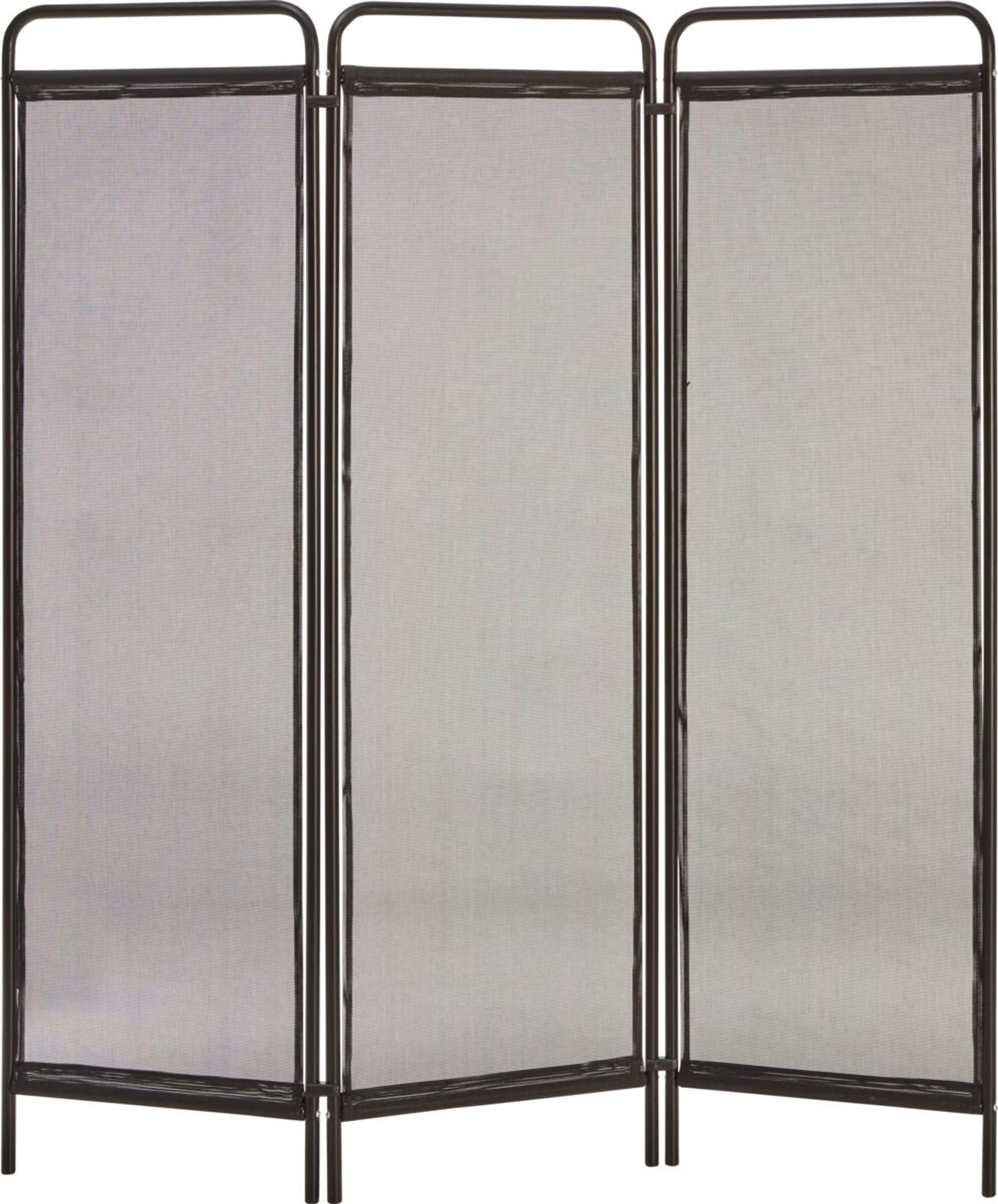 Paravent LINOSA, Noir, 150x163, Micasa