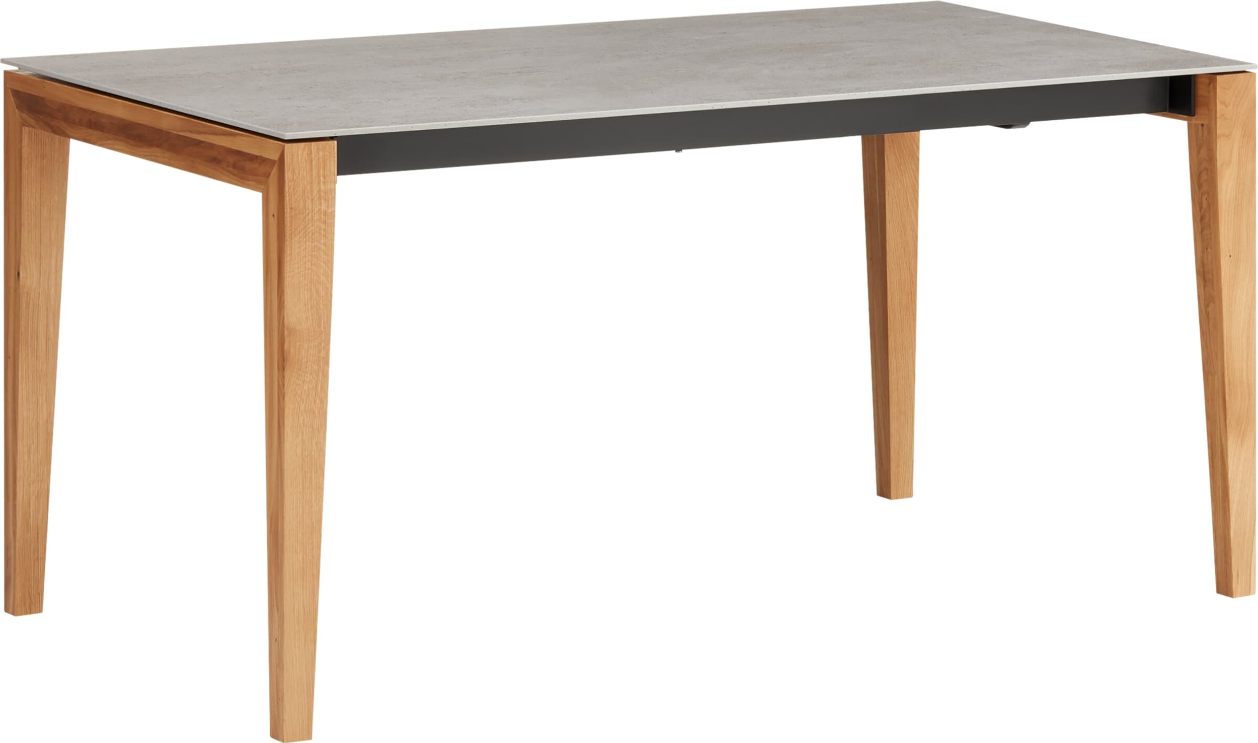 Table à rallonge MEDICI, KEON, Chêne massif, 150x90x75, Micasa