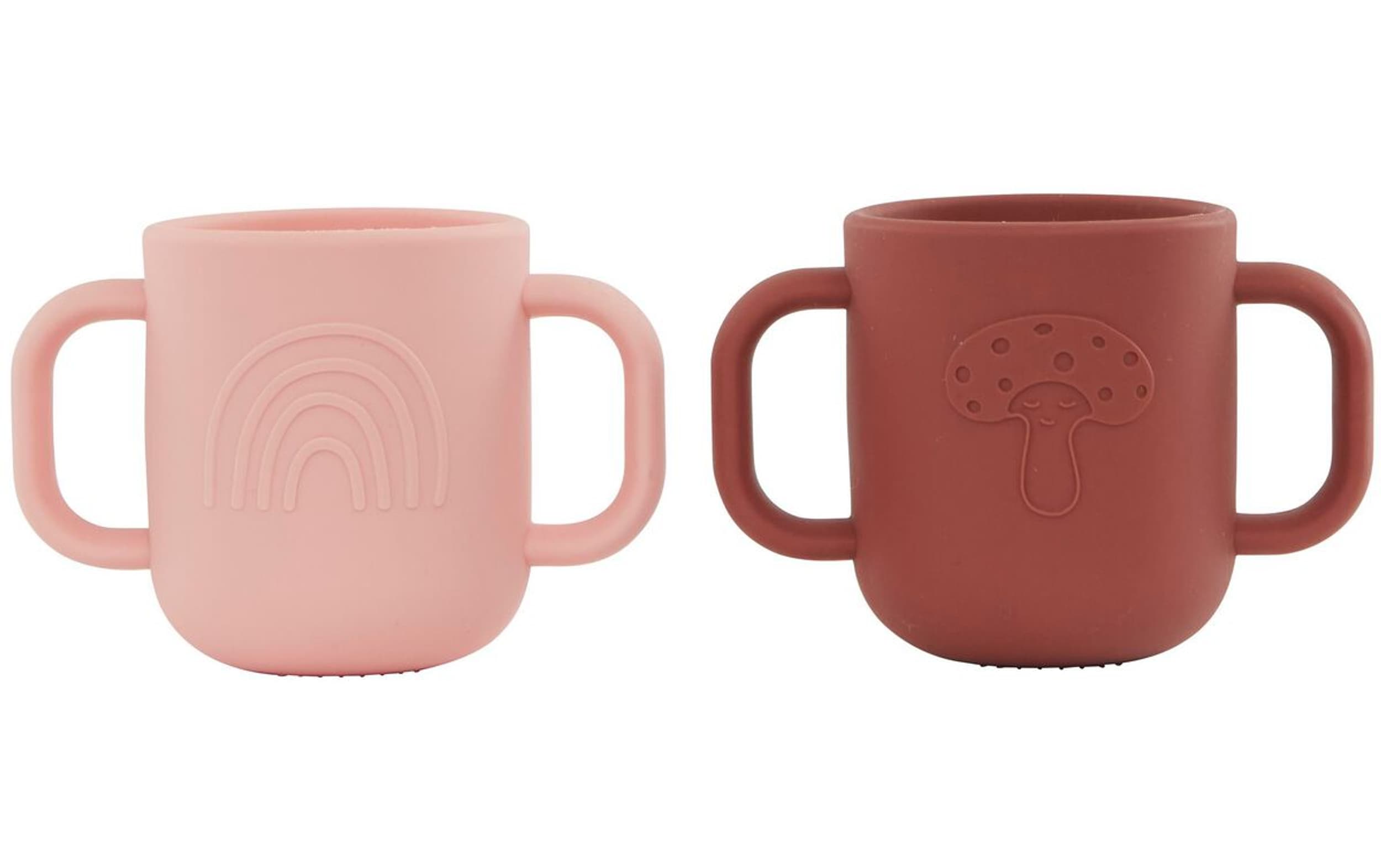 OYOY Set de tasse pour enfants KAPPU, Corail, 6.5