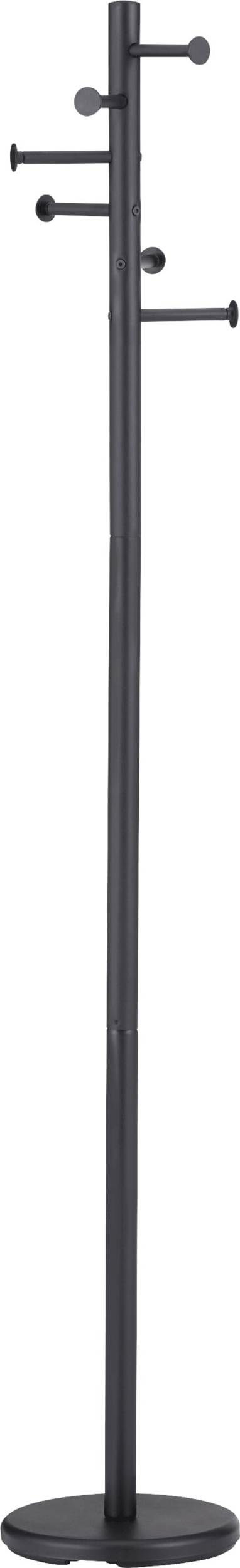Portemanteau YOMMA, Noir, 28x28x182x28, Micasa