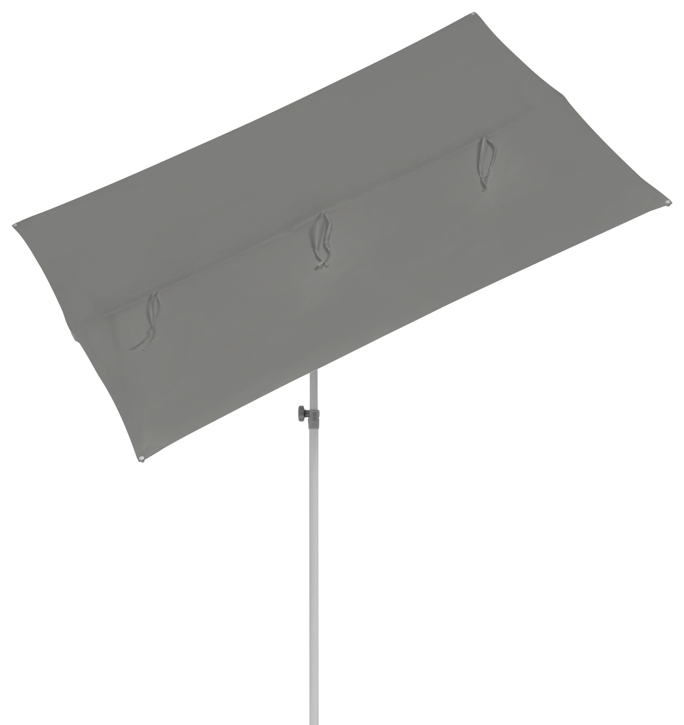 Suncomfort by Glatz Parasol FLEX ROOF III, Stone grey, 194x140