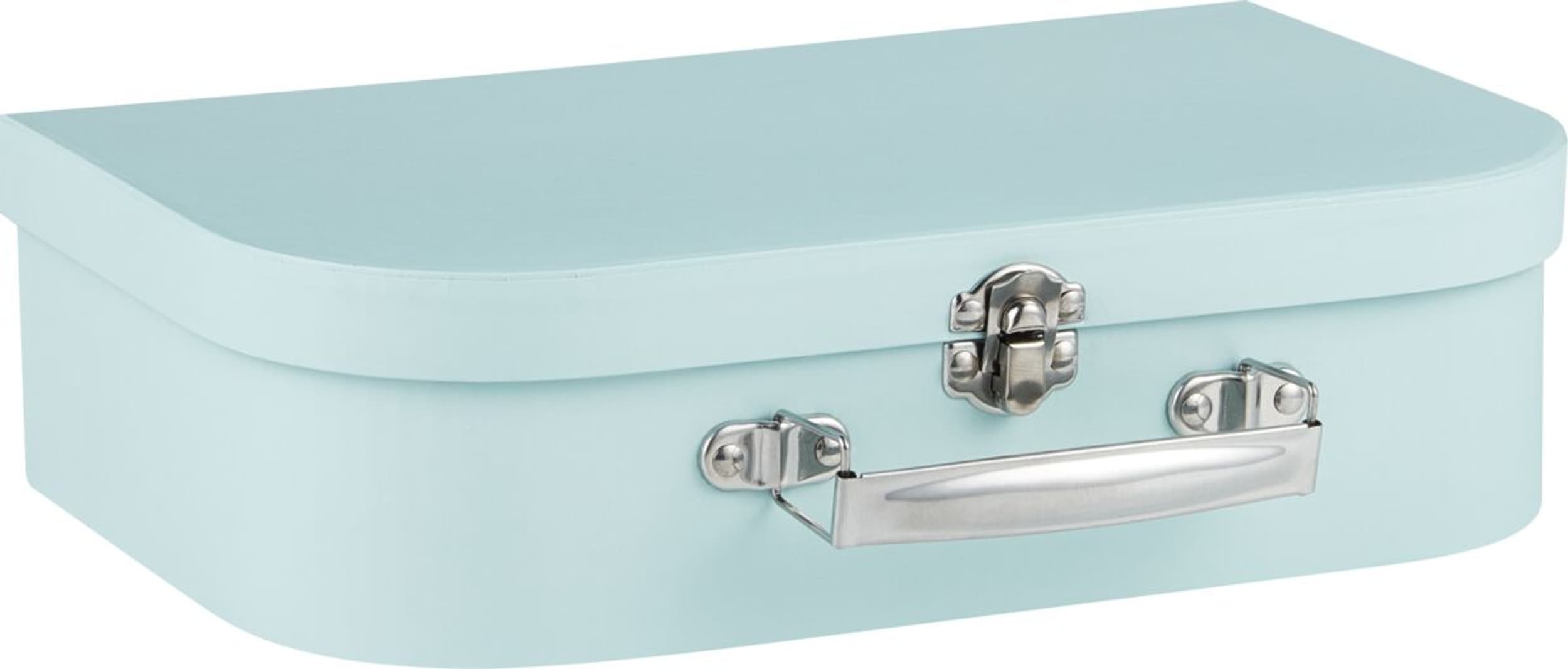 Valise SARITA, Bleu clair/vert, 27.5x18x7.5, Micasa