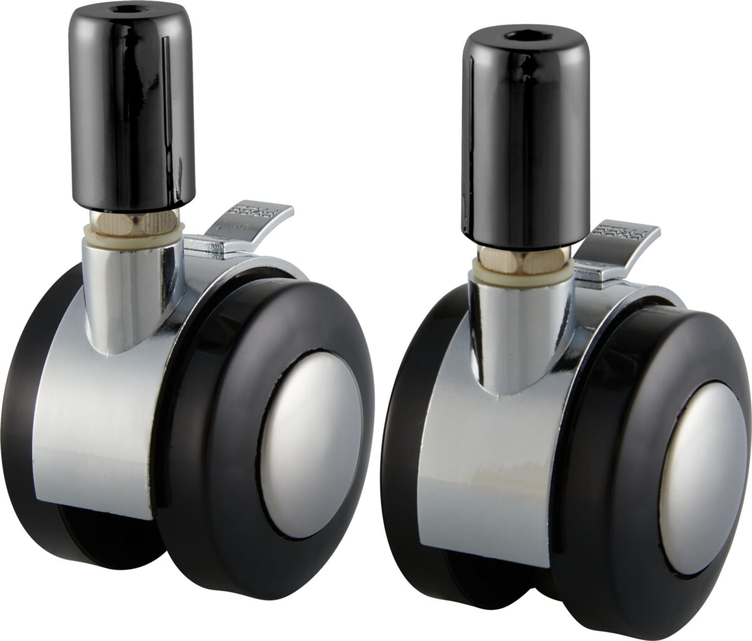 Roulettes pour meubles FLEXCUBE, Noir, Micasa