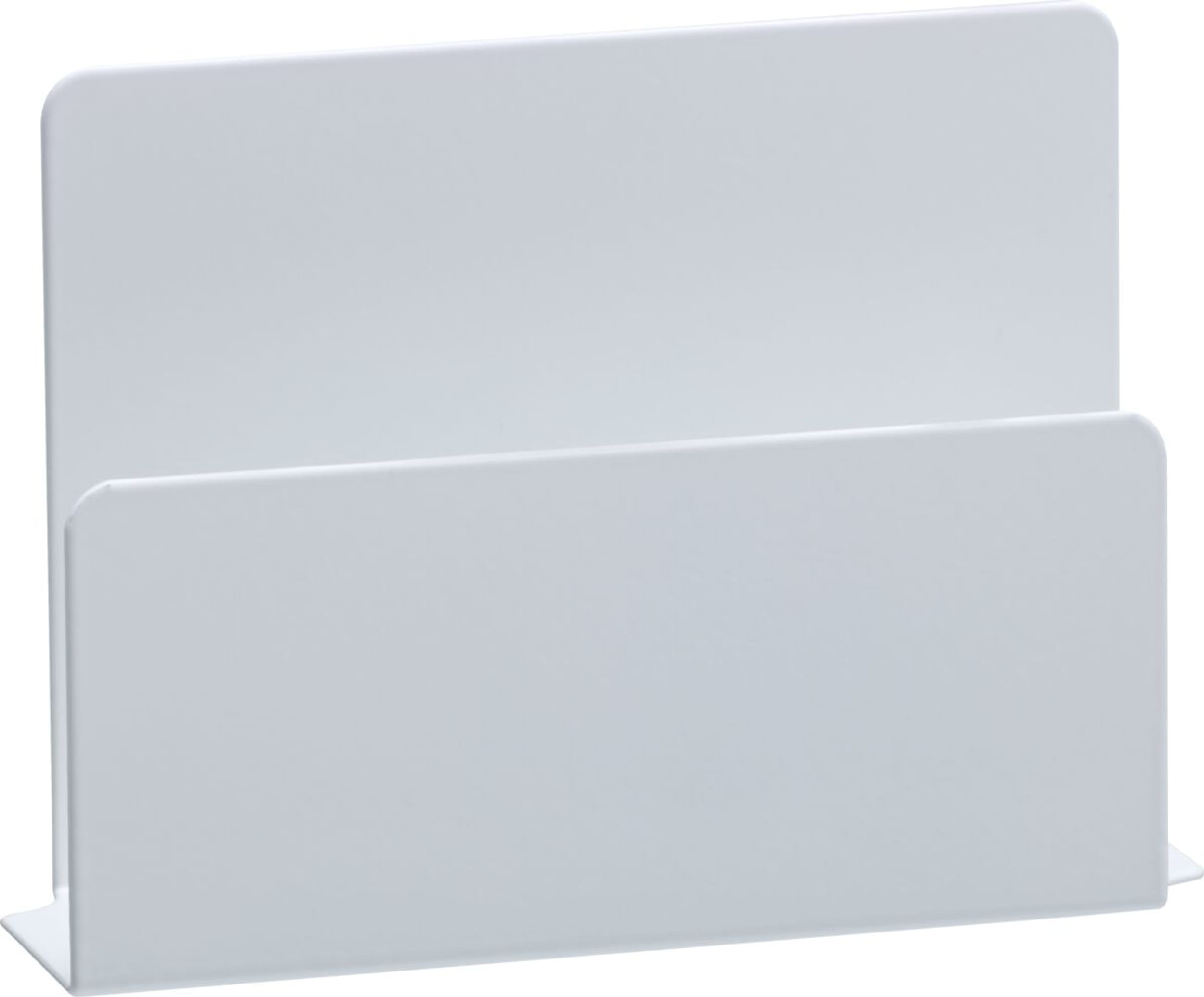 Porte-lettre NOTCH, Blanc, 11.4x3.7x8.1, Micasa