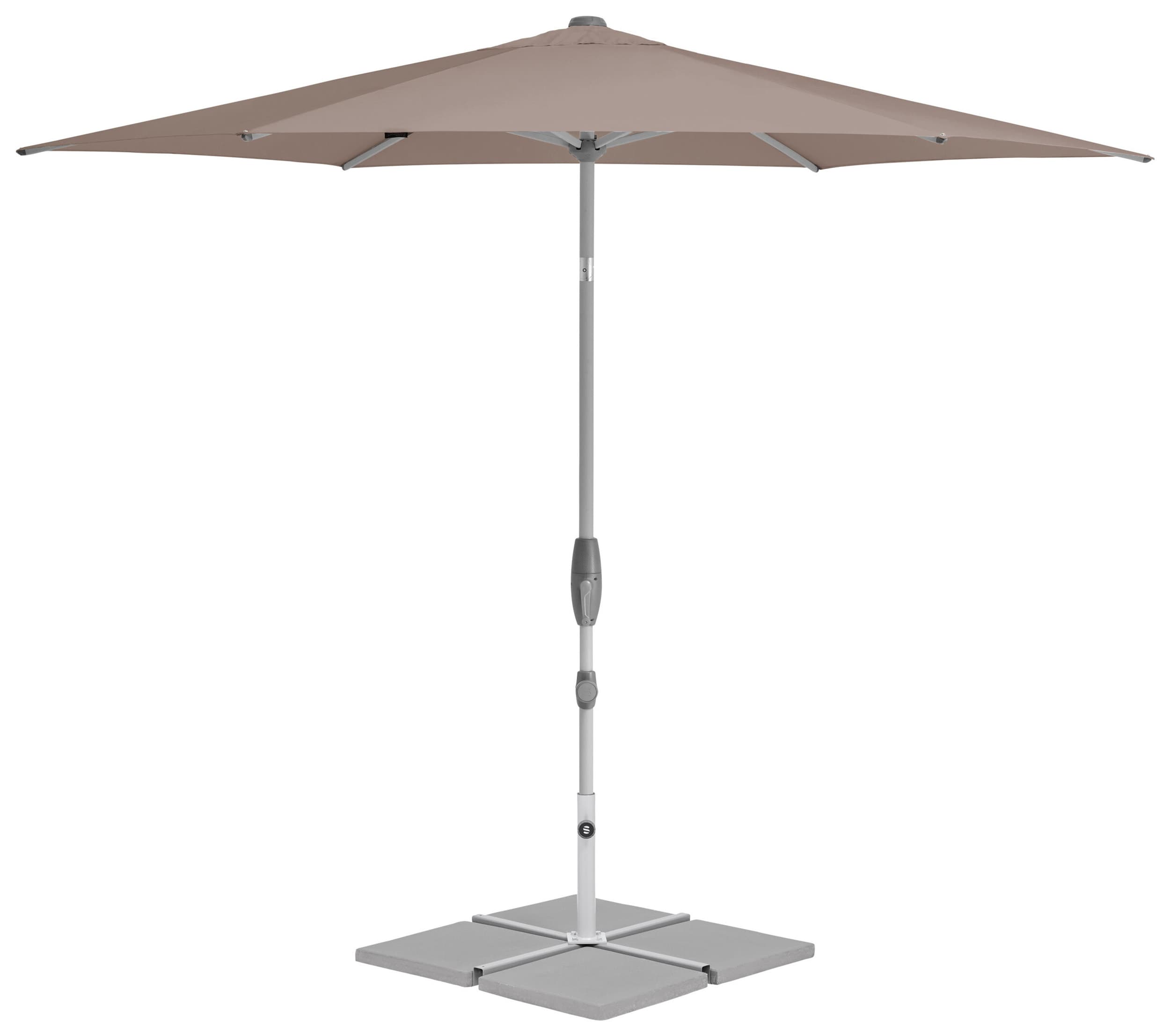 Suncomfort by Glatz Parasol SHELL TURN, Beige clair, 266x330