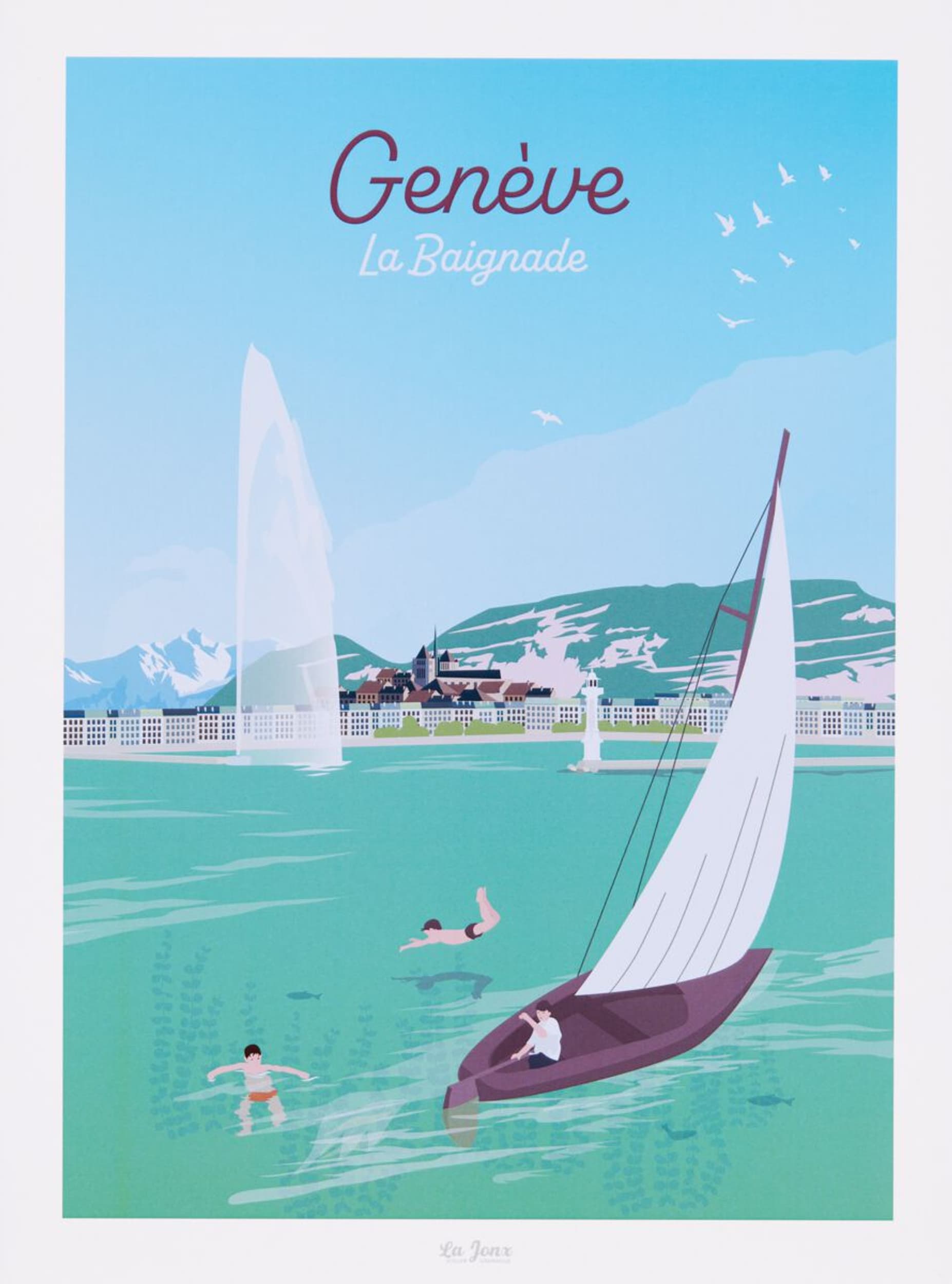 La Jonx Poster GENÈVE, 30x0.1x40